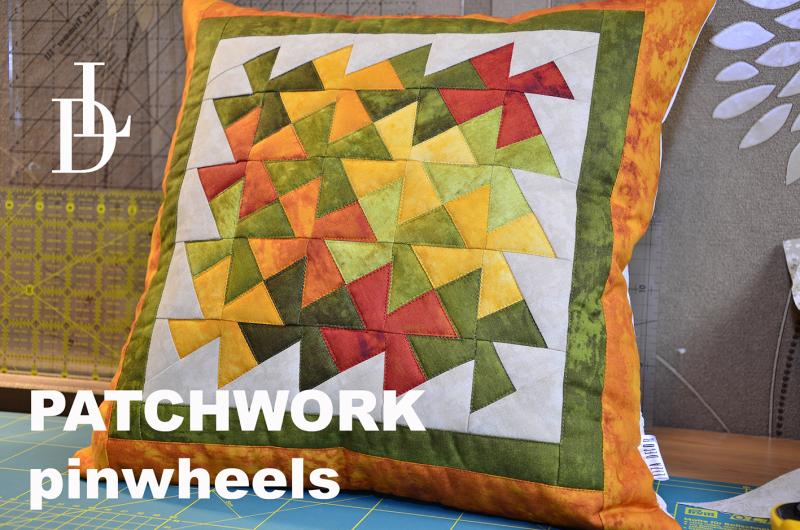 Patchworková šablona Pinwheels 3,5 - Větrník