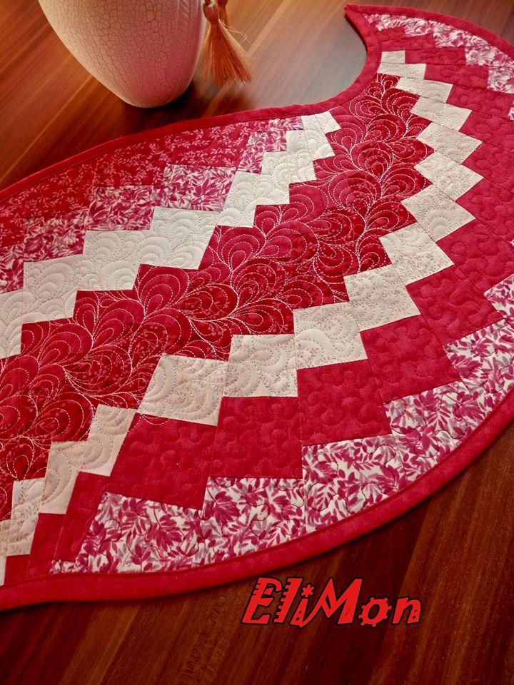 Patchworkové pravítko Wedge Ruler Bargello