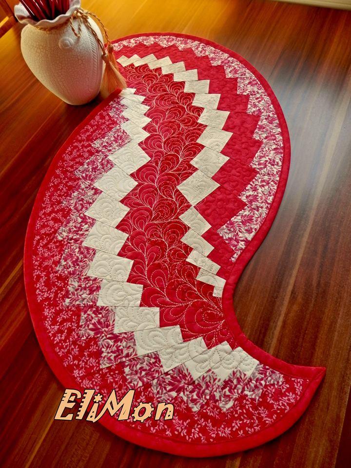 Patchworkové pravítko Wedge Ruler Bargello