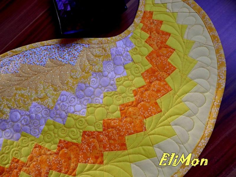 Patchworkové pravítko Wedge Ruler Bargello