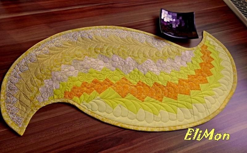 Patchworkové pravítko Wedge Ruler Bargello