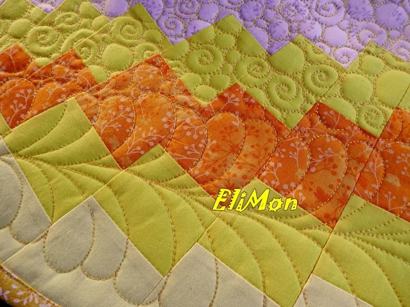 Patchworkové pravítko Wedge Ruler Bargello