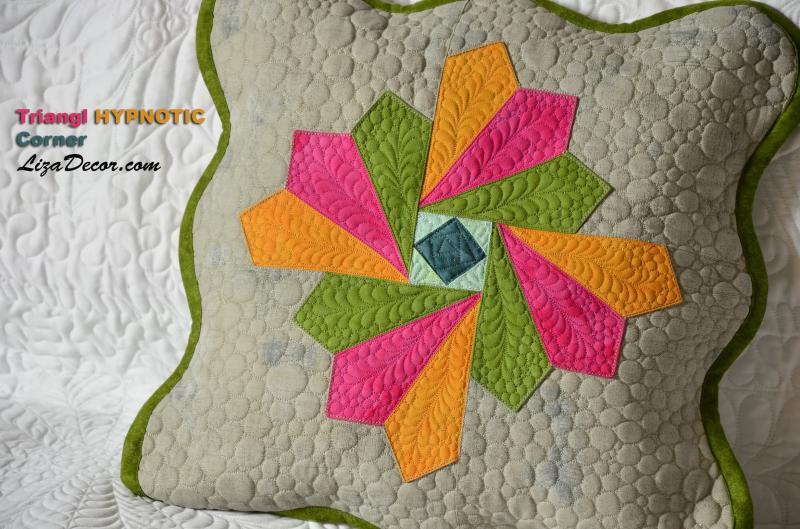 Patchwork lineal Triangl Hypnotic 9 inch NEON