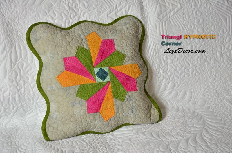 Patchwork lineal Triangl Hypnotic 9 inch NEON