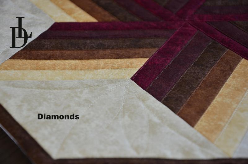 Patchwork Ruler Diamonds 8,5 inch NEON