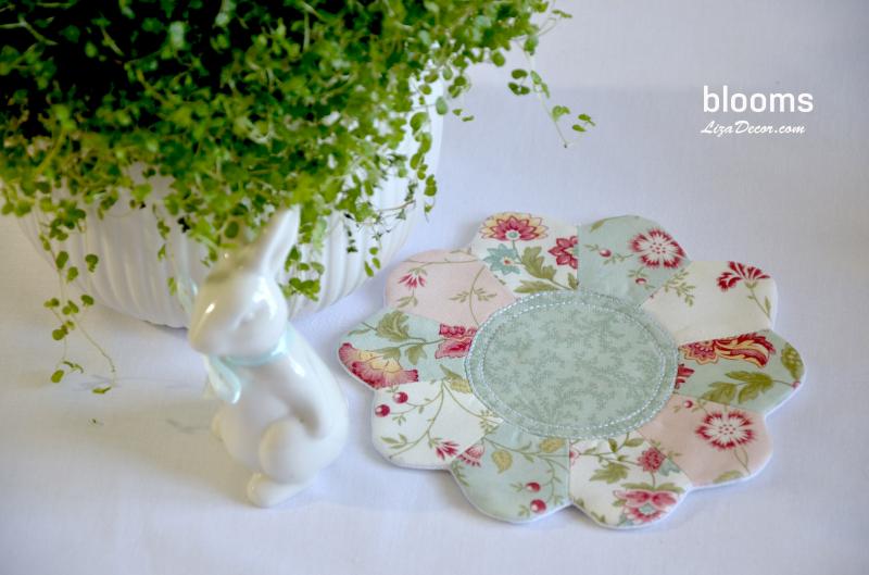 Patchwork templates Blooms Large 30