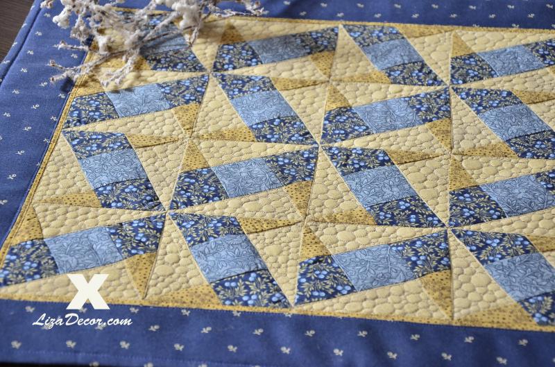 Patchwork Schablone X Block Small Gold