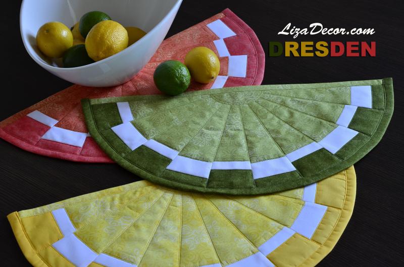 Patchwork Lineal Dresden 8 inch NEON
