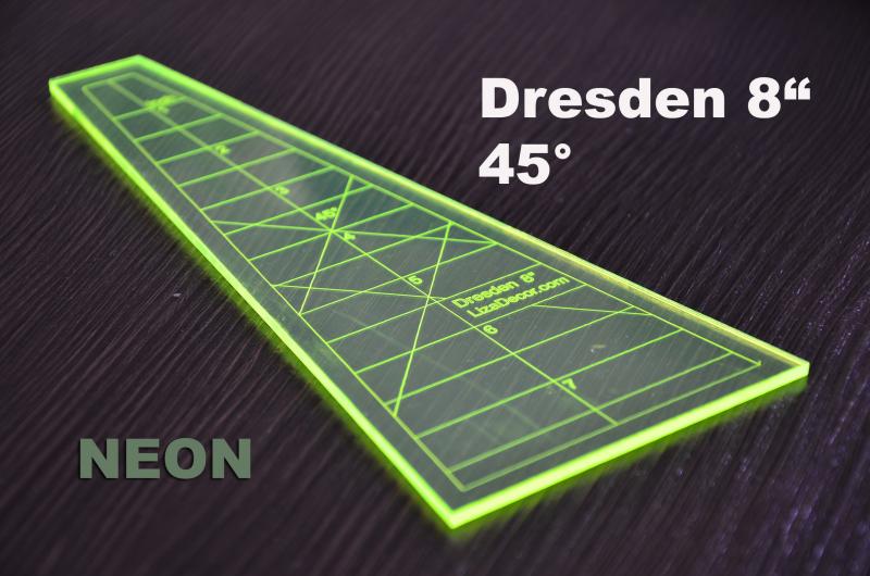Patchwork Lineal Dresden 8 inch NEON