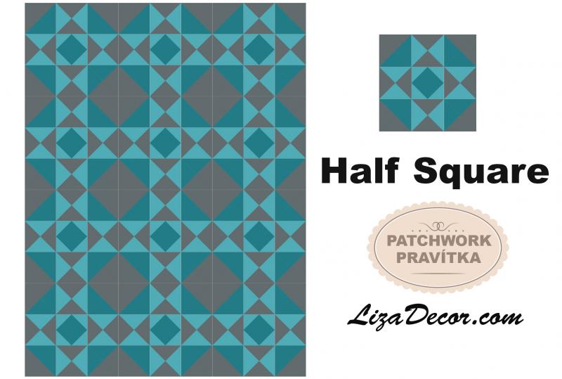 Patchwork Ruler Half Square Large 10,5 - NEON