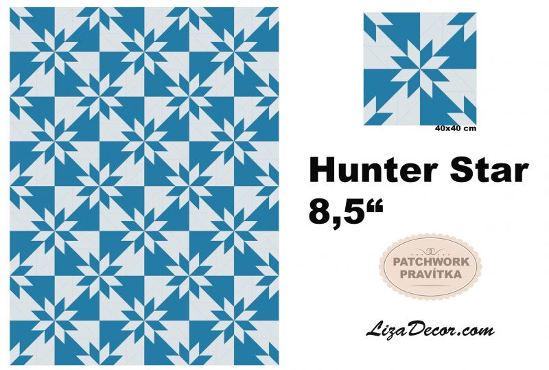 Patchworkové pravítko  Hunter Star mini 4,5 inch