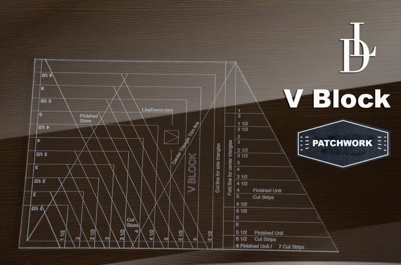 Patchwork Lineal V Block 