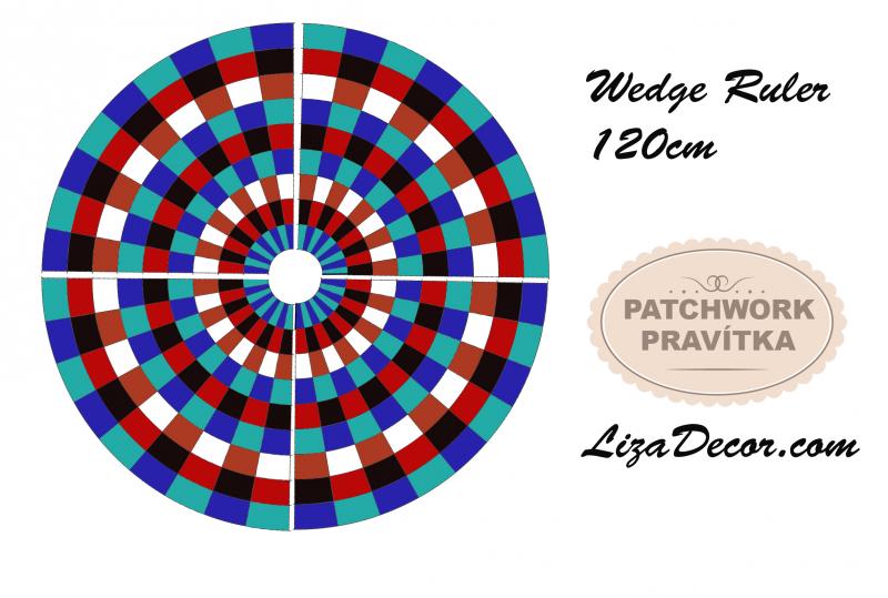 Wedge Ruler - Bargello Gold