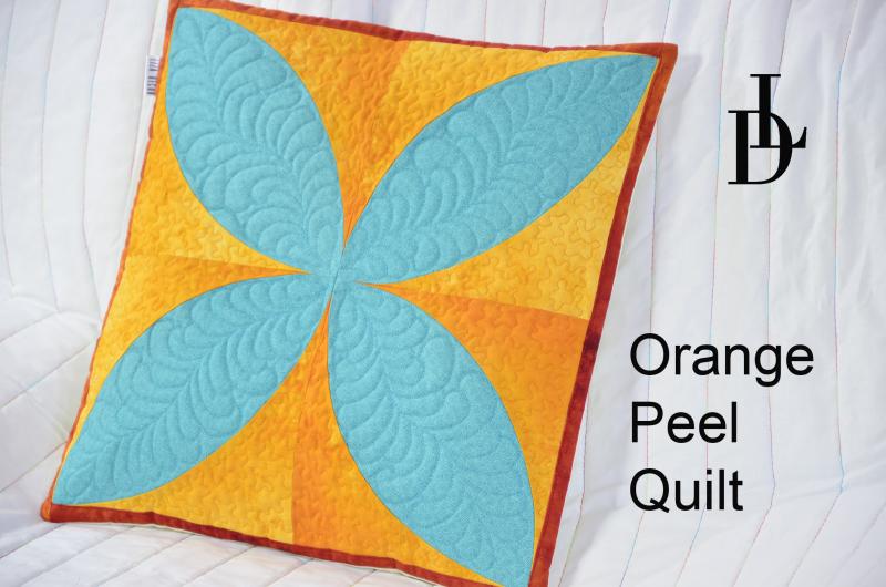 Patchwork templates Orange Peel Quilt Large 