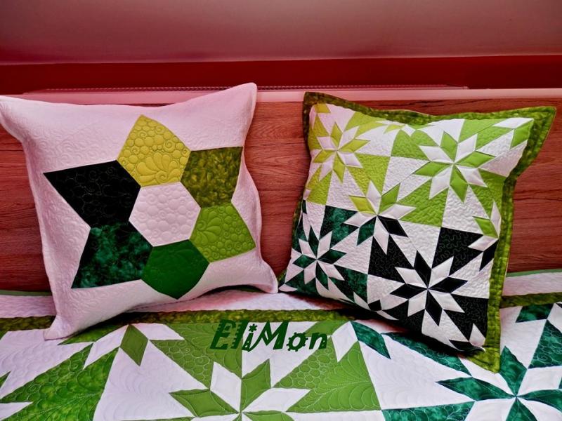 Patchwork Lineal Large Star 8,5 - Muster Hunter Star und Lemoyne Star