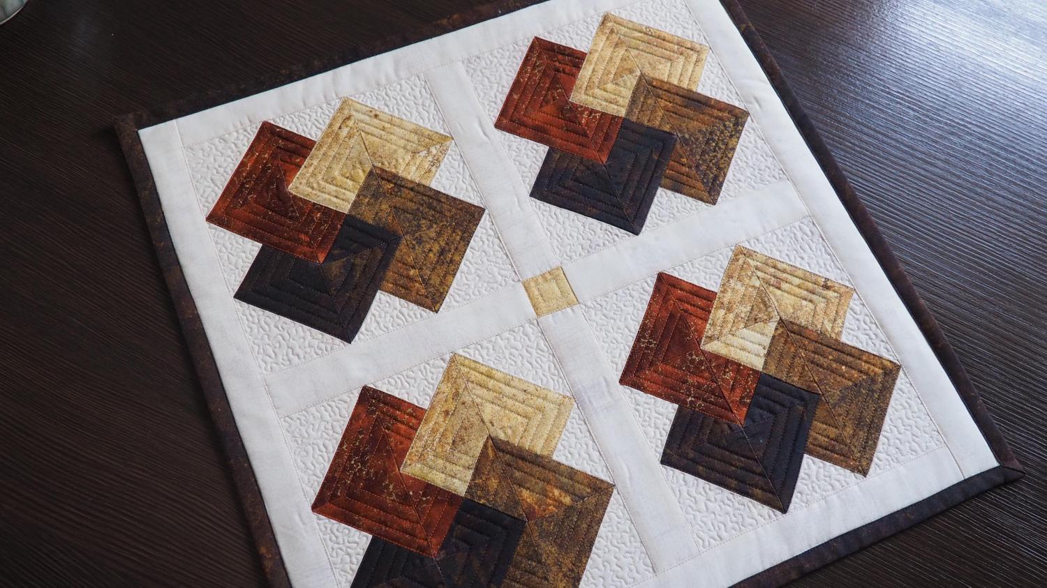 Patchwork Lineal Half Square (Dividieren Quadrate) - Neon