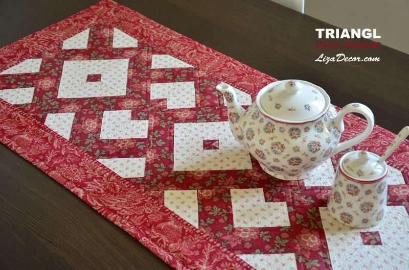 Patchwork Lineal Triangl Half Square NEON