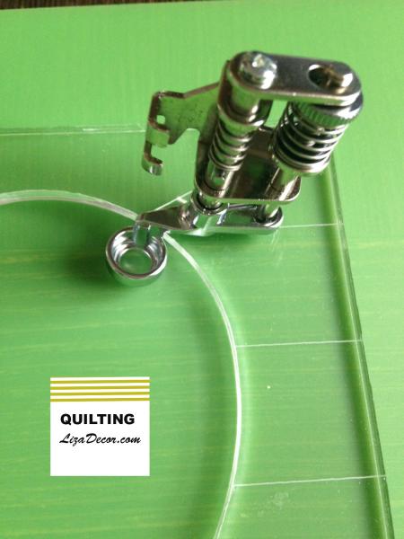 Quilten Schablone Feather 11