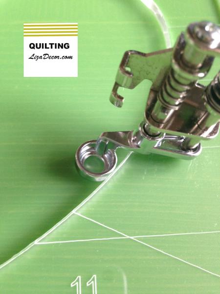 Quilten Schablone Feather 11