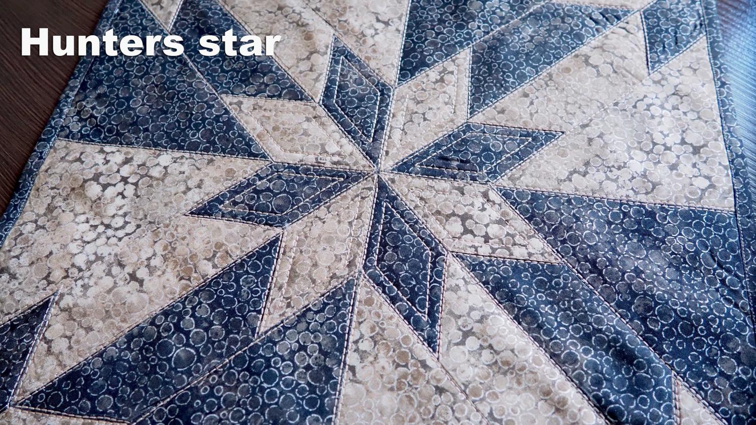 Patchworkové pravítko Large Star 8,5 inch NEON