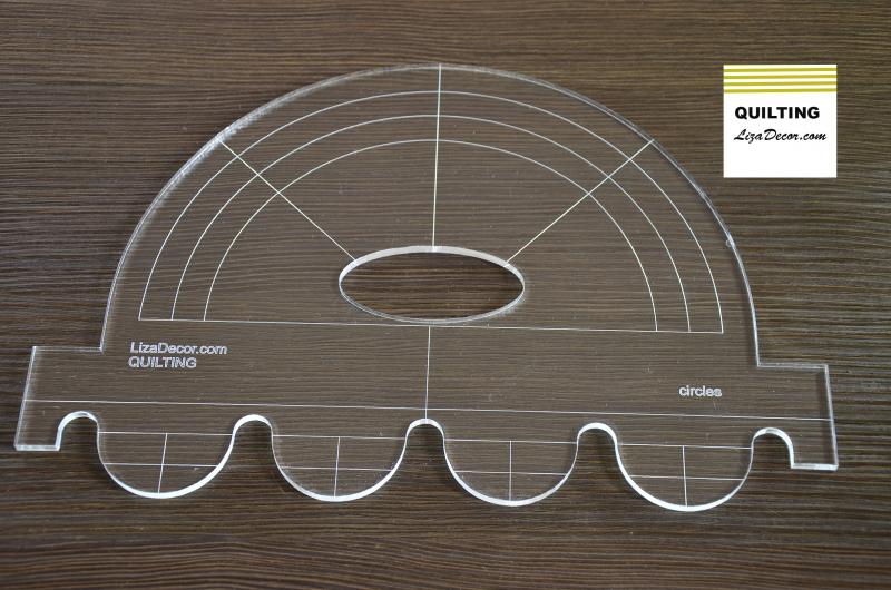 Quiltovací pravítko Circles