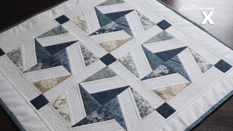 Patchwork Schablone X Block Small Gold