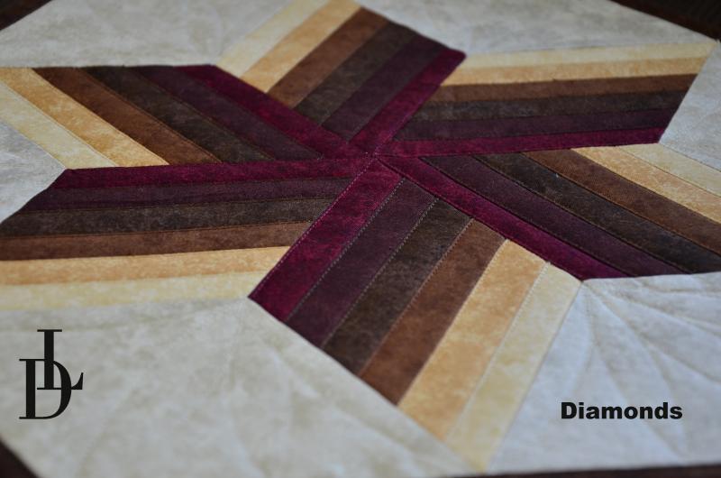 Patchwork Ruler Diamonds 8,5 inch NEON