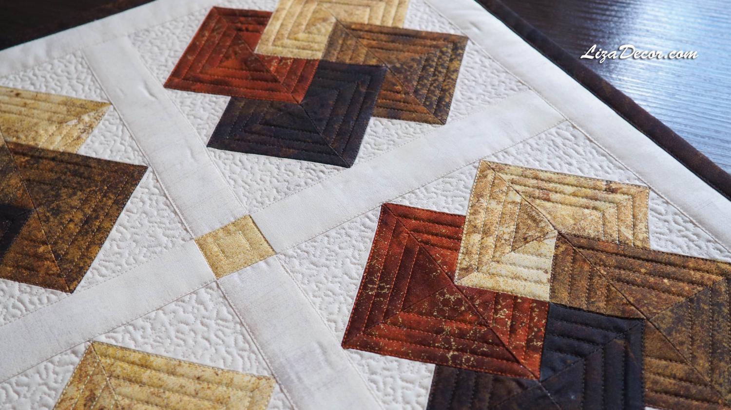 Patchwork Lineal Half Square (Dividieren Quadrate) - Neon