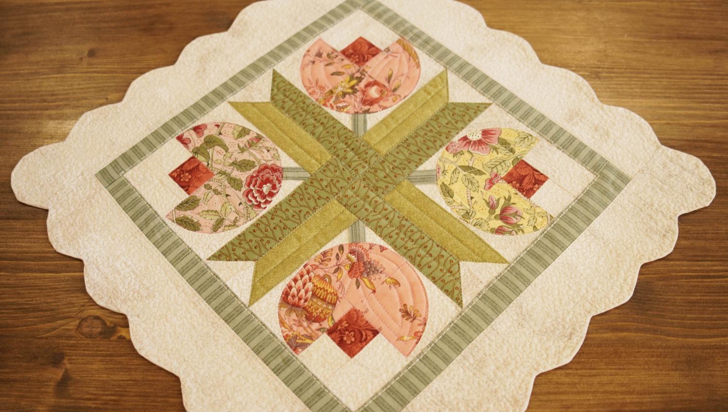 Butterfly set of patchwork templates