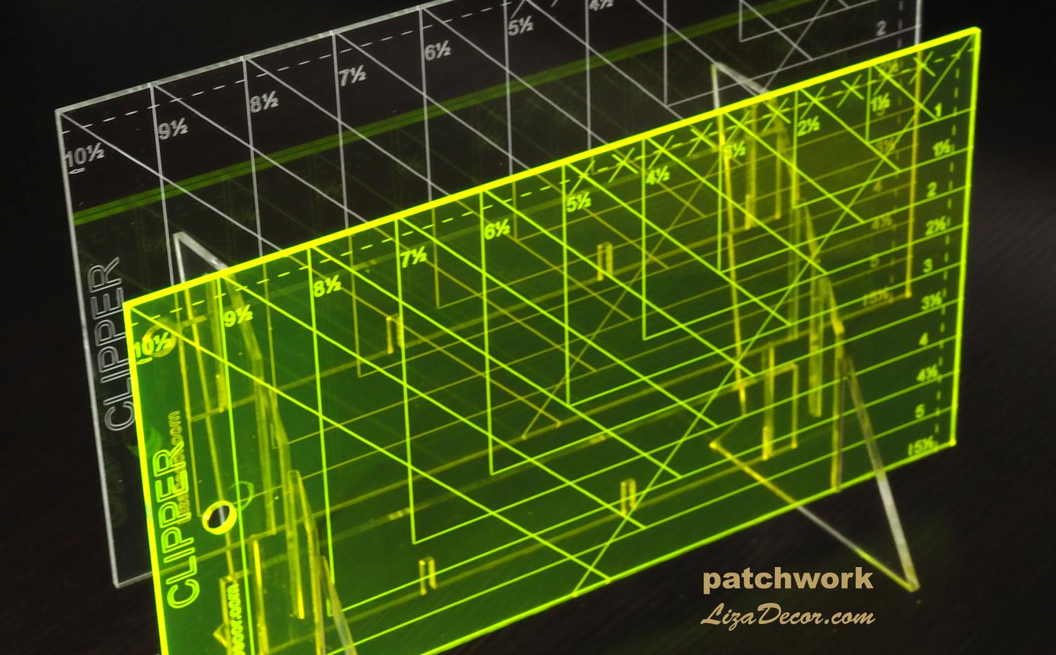 Patchwork Ruler Wing Clipper NEON