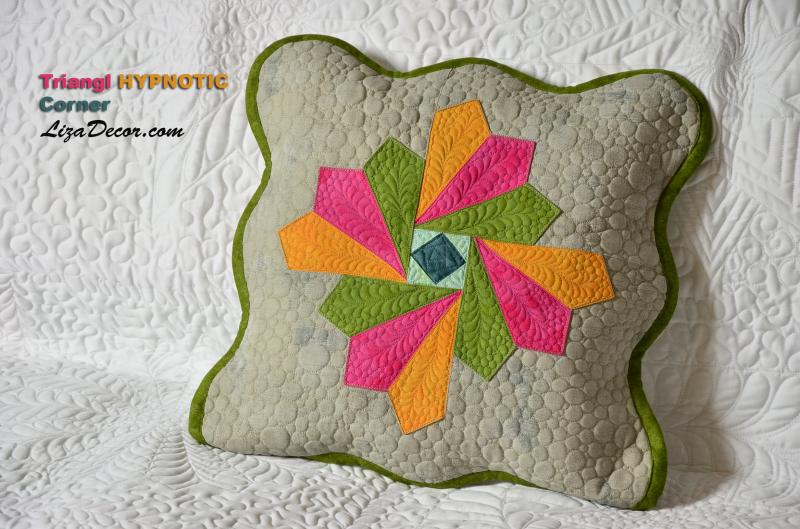 Patchwork lineal Triangl Hypnotic 9 inch NEON