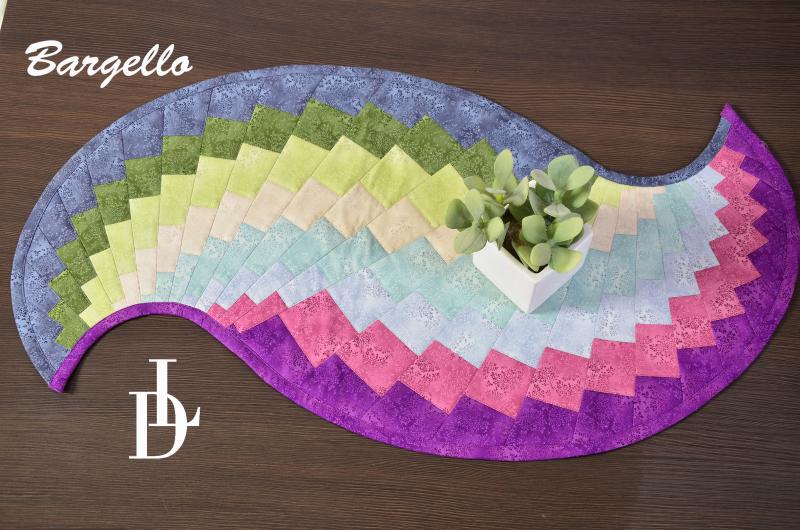 Patchworkové pravítko Wedge Ruler Bargello