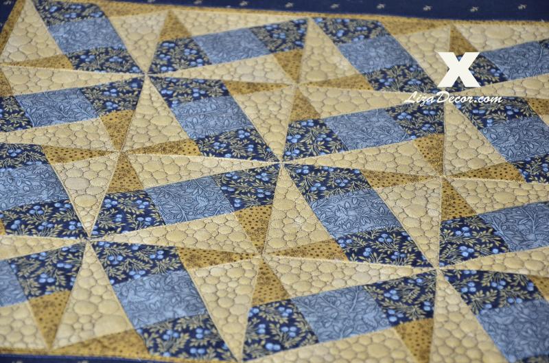 Patchwork Schablone X Block Small Gold