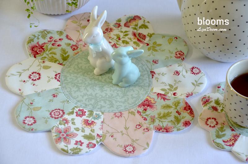 Patchwork templates Blooms Large 30