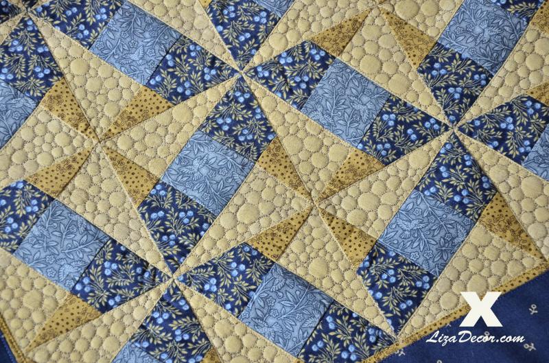 Patchwork Schablone X Block Small Gold