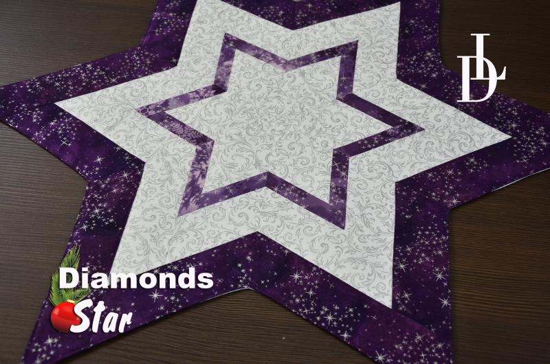 Patchwork Ruler Diamonds 8,5 inch NEON