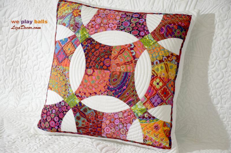 Patchwork template We play balls Large 