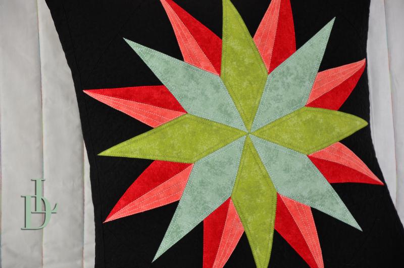 Patchworková šablona Compass