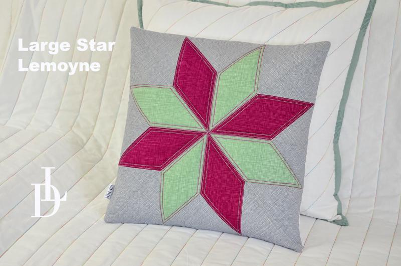Patchwork Lineal Large Star 8,5 - Muster Hunter Star und Lemoyne Star