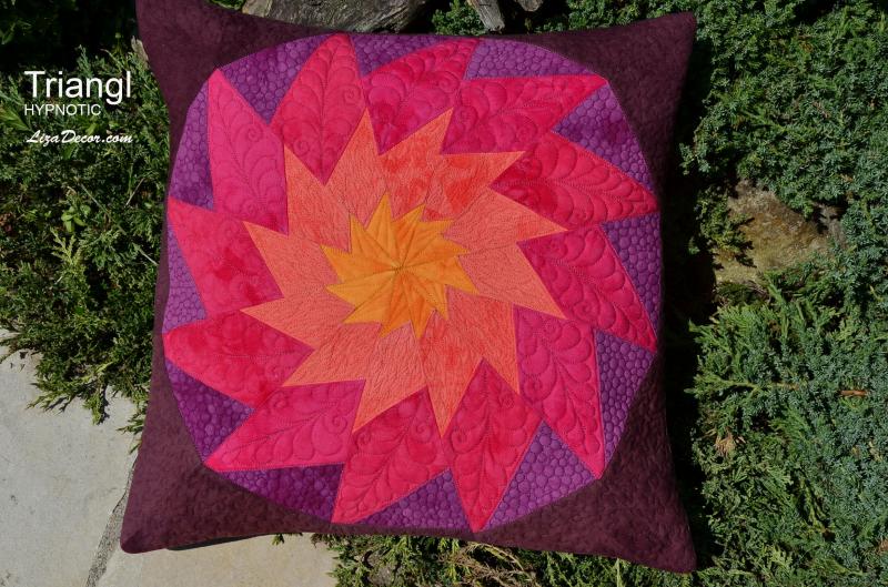 Patchwork lineal Triangl Hypnotic 9 inch NEON