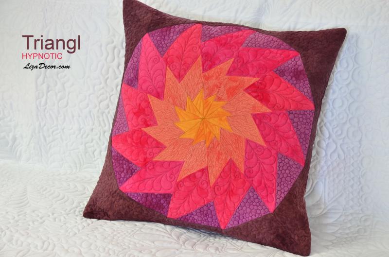 Patchwork lineal Triangl Hypnotic 9 inch NEON