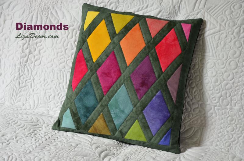 Patchwork Ruler Diamonds 8,5 inch NEON