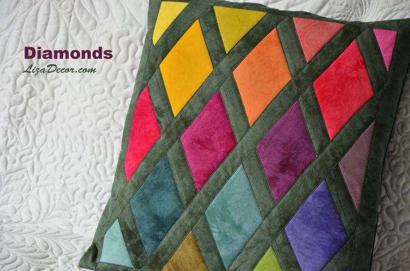 Patchwork Ruler Diamonds 8,5 inch NEON