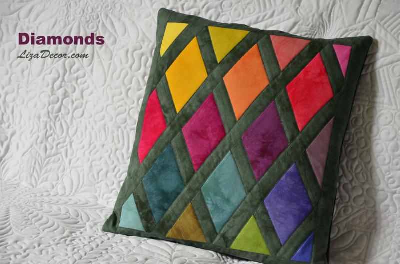 Patchwork Ruler Diamonds 8,5 inch NEON