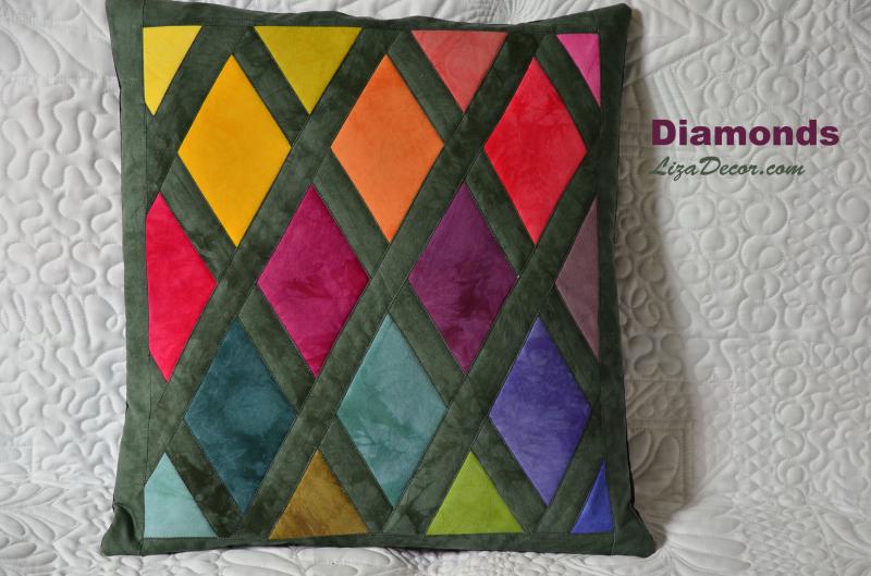 Patchwork Ruler Diamonds 8,5 inch NEON