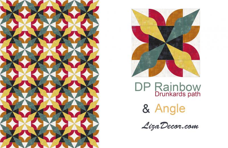 Patchwork schablonen DP Rainbow 