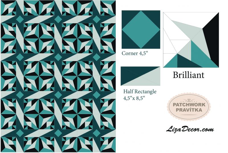 Patchwork schablonen Brilliant