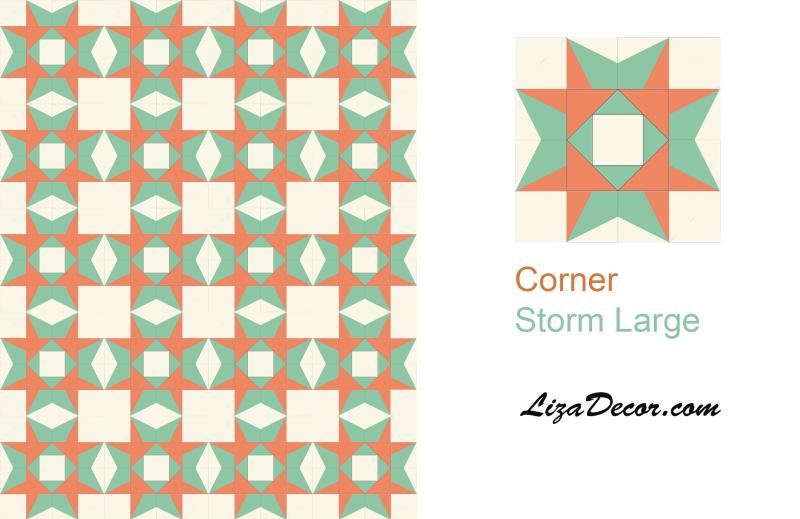 Patchwork Ruler Angle Gold