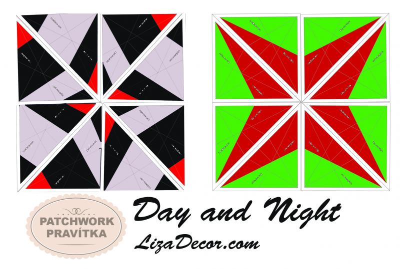 Patchwork templates Day and Night