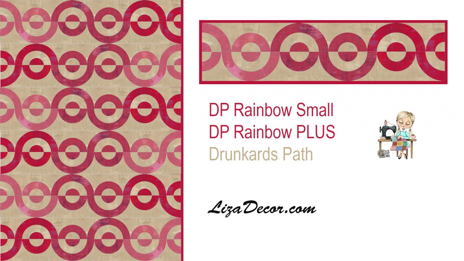 Patchwork schablone DP Rainbow PLUS